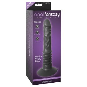 AFC Elite Vibrating Ass Fucker 12in Blk