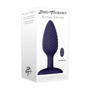 ZT Wicked Twister Vibrating AnalPlug Pur