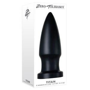 ZT Titan Adv BulletShaped Anal Plug Blk