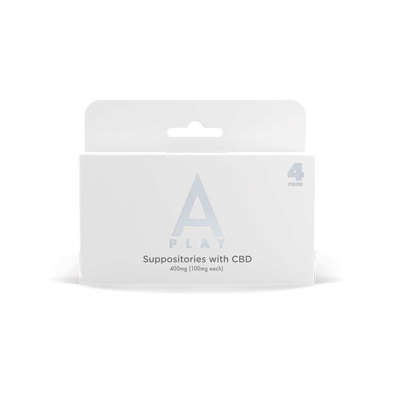 A-Play Suppositories with CBD 400mg (100
