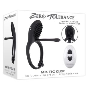 ZT Vibrating CR Rechargeabl Sil W/RC Bk